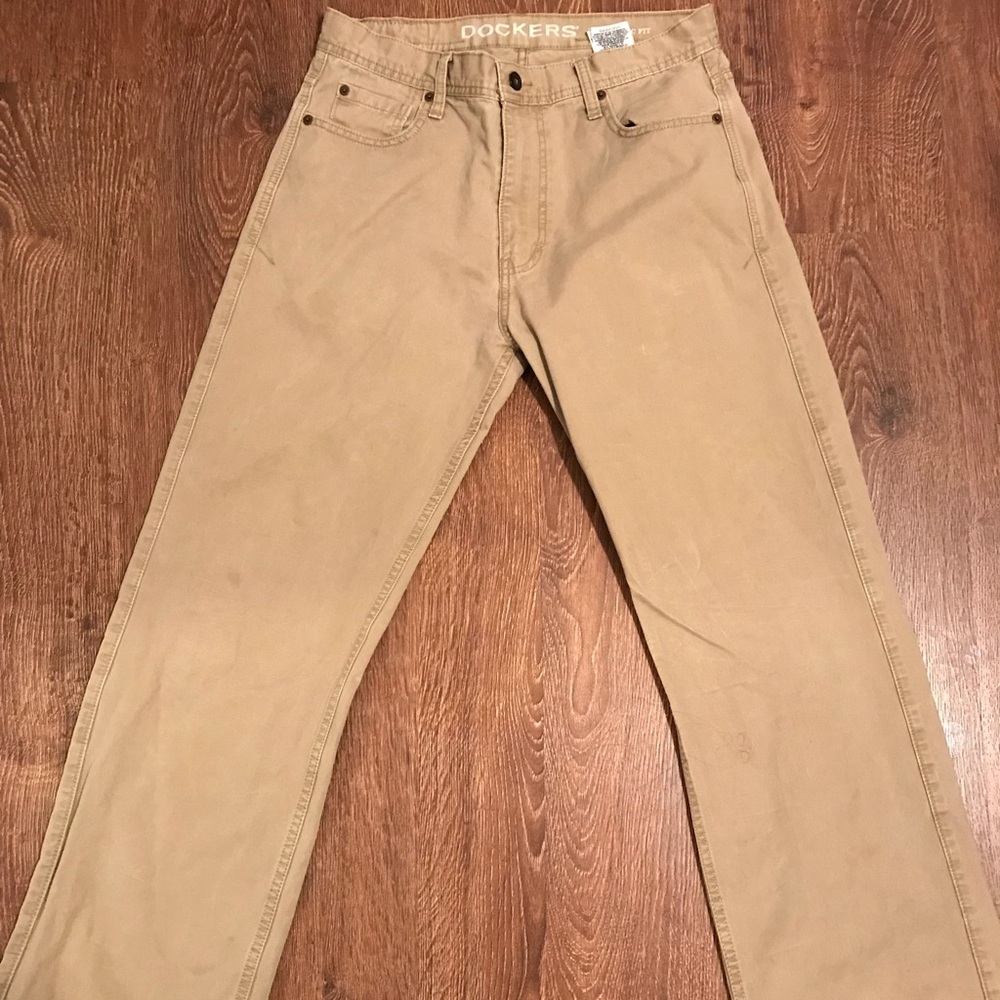 Men Khaki Docker jeans